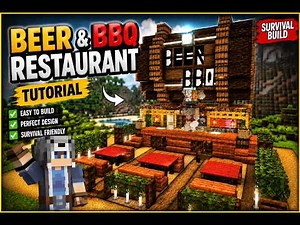 Build This Amazing BBQ Restaurant in Minecraft! 🔥