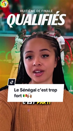 LE SÉNÉGAL 🇸🇳 EST TROP FORT IL SE SONT QUALIFIÉS EN 8em DE FINALE #senegal #benin #can #football #apprendresurtiktok