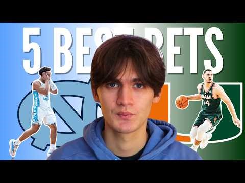 5 BEST BETS FOR COLLEGE BASKETBALL 2/10!