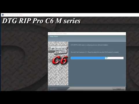 DTG RIP Pro C6 Installation Update and Understanding