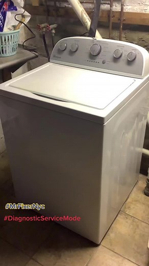 Whirlpool Top Load Washer Diagnostic Service Mode | Repair Tips