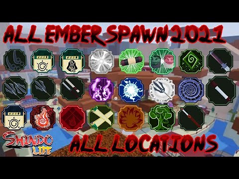 Shindo Life: All Ember Scroll Spawn (Misc, Jin, Ninja Tools and More)