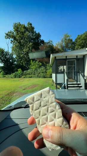 Magic eraser hack for your windshield | Ceith Griffith