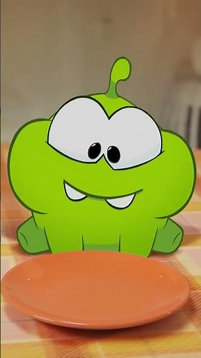 Om Nom Chewing NON STOP 😂 #omnom #animation #cuttherope
