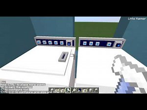 Minecraft washing machine and dryer set showcase made from LittleTiles