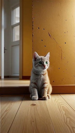 A ginger kitten and the magic of light ✨ | A captivating video about cats