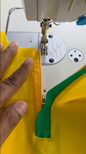 Easy zipper sewing method #zipper #sewing