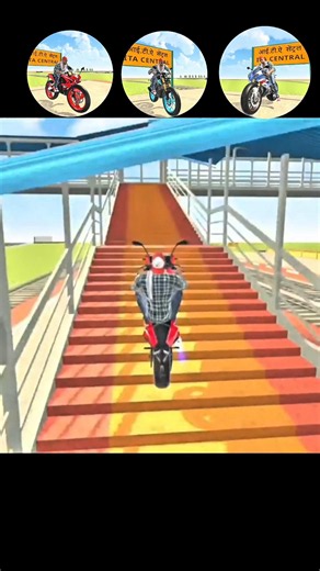 😱 Red Bike vs Blue Bike vs Black Bike Challenge 🔥 GTA Bike Race Game | Impossible Stunt Challenge