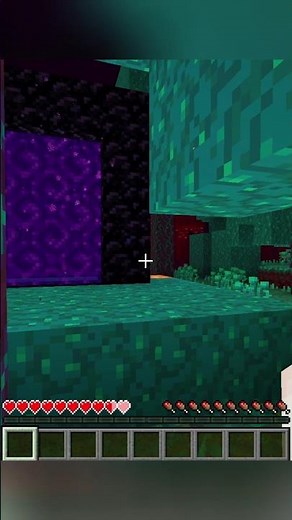 How to SKIP Nether Portal Waiting ⚡ #minecraft
