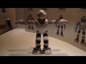 ALPHA 1S HUMANOID ROBOT 3D DANCE UBTECH NEWS 2016 NUREMBERG TOY FAIR [PL]