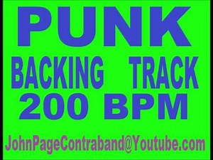 Punk Backing Drum Track 200 BPM FREE D-Beat