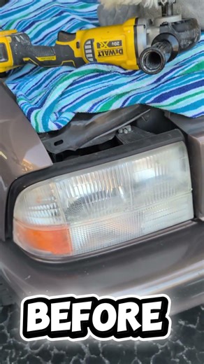 Oldsmobile Bravada Headlight Restoration Before & After | The Headlight Guy LLC