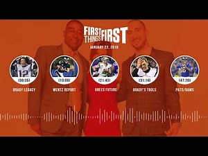 First Things First audio podcast(1.22.19) Cris Carter, Nick Wright, Jenna Wolfe | FIRST THINGS FIRST