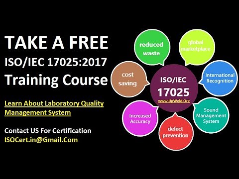 Take a Free Online ISO/IEC 17025:2017 Training Course
