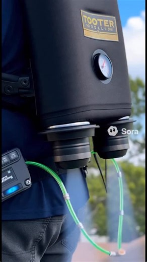 3.7K views · 2.4K reactions | The Tooter Tools Flying Backpack - Tools powered by you - parody post #flying #construction #backpack | Kevin Hennessy | Facebook