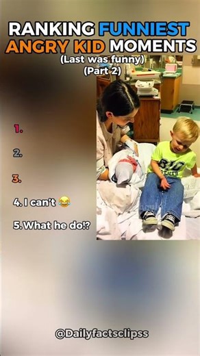 Ranking funniest angry kid moments part 2 😡😰🥹 #ranking #funny #baby #angry