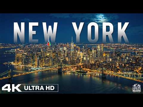 New York City 4K 2026 🇺🇸 ✨ The City That Never Sleeps, Skyline Lights & Night Walk | Video 4K UHD