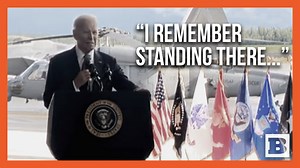 President Joe Biden, who was observing the anniversary of the September 11, 2001, terrorist attacks at Joint Base Elmendorf-Richardson in Anchorage, Alaska, falsely claimed that he visited Ground Zero in New York "the next day" after the attacks. Biden was instead in Washington, DC, on Sept. 12, 2001, speaking on the Senate floor. | Breitbart