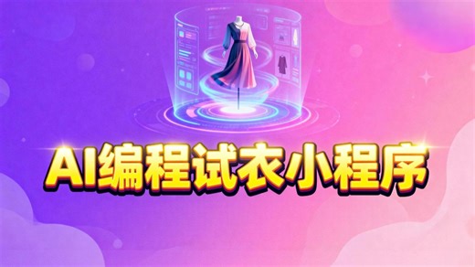 AI编程 0代码开发 试衣换装小程序！