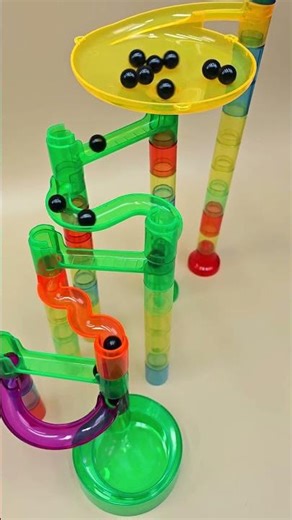 Best Rolling Sounds: Marble Run ASMR 🎶🛤️ #ASMR #Relaxing