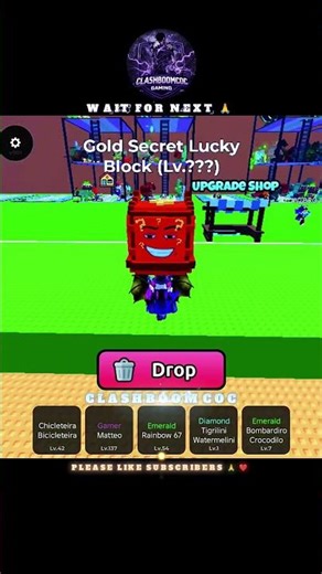 Roblox Escape Tsunam secret lucky block Gameplay #naofloppa