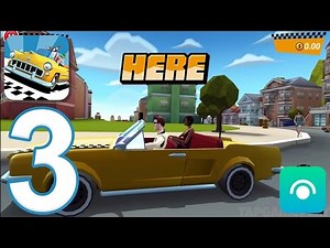 Crazy Taxi City Rush - Gameplay Walkthrough Part 3 - Downtown (iOS, Android)