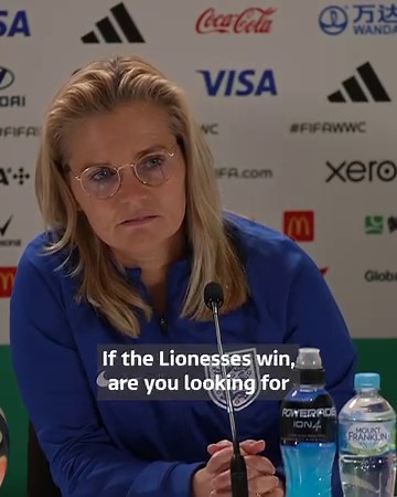 378K views · 854 reactions | GMB's Nitya Rajan asking Lioness coach Sarina Wiegman the most important questions! ⚽️女藍 Good luck to the girls who are up against Australia in tomorrow's semi-final at 11am.  #WWC2023 #sarinawiegman #Lionesses #womensworldcup | Good Morning Britain | Facebook