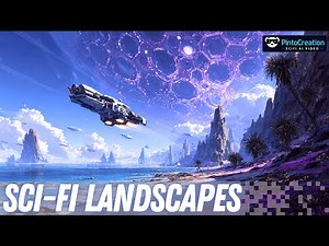 Futuristic Worlds: AI's Sci-Fi Landscape Live Wallpapers #1 (Midjourney & Hailuo)