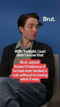 Robert Pattinson on landing a role without knowing what it was.
