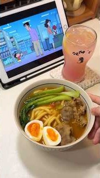 Simple & Comforting 🍜🥩 | Curry Beef Udon for One #noodles #food #cooking