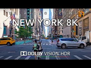 Driving New York City 8K Dolby Vision HDR