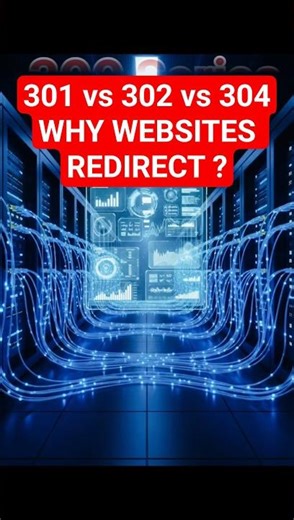 Why Websites Automatically Redirect? | 301 vs 302 vs 304 Explained #Shorts