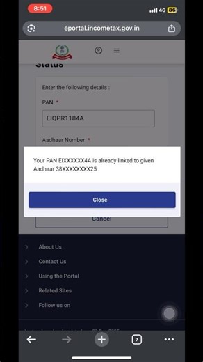 The "Easy" Approach: How to Check Aadhaar Link Status in 60 Seconds! 📲 #AadhaarLink #HowTo