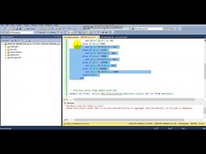 How to calculate employee Tax income using scalar in sql|በአማርኛ