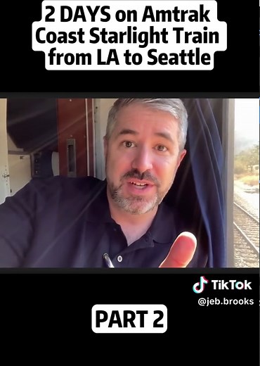 Part 2 | 2 DAYS on Amtrak Coast Starlight Train from LA to Seattle