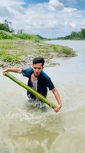 Amazing Village Boys Catching Fish with Traditional Bamboo Traps | RMB Fishing