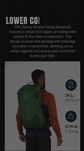 Osprey Stratos Hiking Backpack