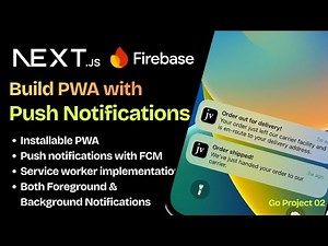 Build a Progressive Web App with Push Notifications in Next.js 16 + TypeScript + Firebase FCM