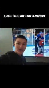 Rangers Fan Reacts to OT loss vs. Mammoth! Igor Shesterkin Injury #nhl #rangers #hockey #mammoth
