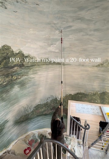 Incredible Tall Wall Mural Painting Experience