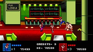 本地双人合作《双截龙4》Double Dragon 4。双截龙2的改进版本~_哔哩哔哩bilibili_童年回忆