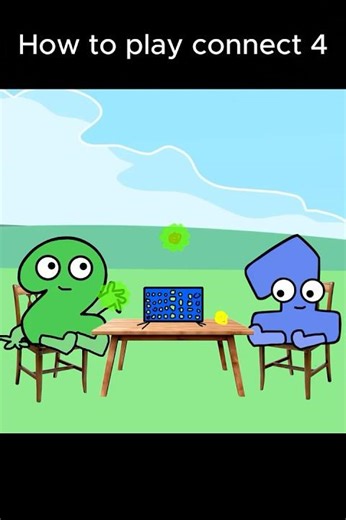 TPOT 22, How to play Connect 4 #idfb #relatable #animation #connect4 #tpot #bfdia #bfb #bfdia