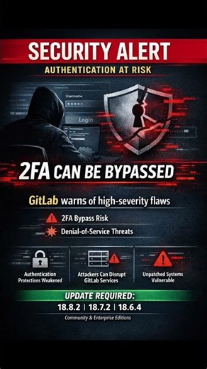 GitLab Security Vulnerability #cybersecurity #gitlab #vulnerability #technews