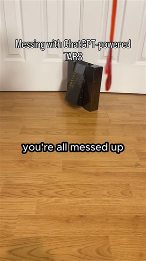 GPTARS on Instagram: "The accelerometer has been tweaked for more precise motion detection. #ai #artificialintelligence #chatgpt #openai #interstellar #robot #funny"