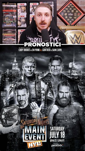 Saturday Night's Main Event Predictions 🔴🔵 #wwe #shorts