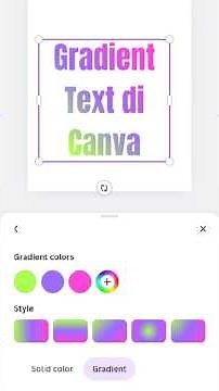 How to Change Text Gradient Color in Canva