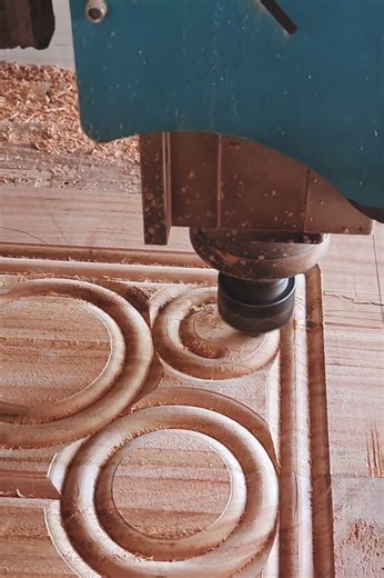 Luxury Wooden Door CNC Design | 2D Carving Process | Premium Furniture Work #shorth #luxurydoor