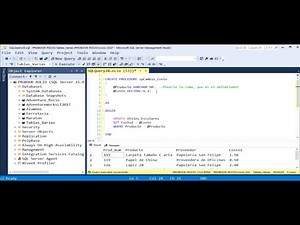 Procedimientos Almacenados en SQL | Stored Procedures