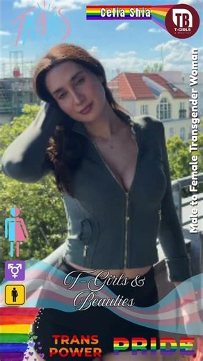 Celia Shia – Beauty, Confidence & Glamorous Style 👑🏳️‍⚧️ - #transgender #viral #shorts