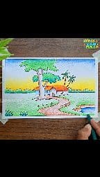 Easy and Beautiful drawing for kids and beginner 😍 @topfans | Prahlad's ART